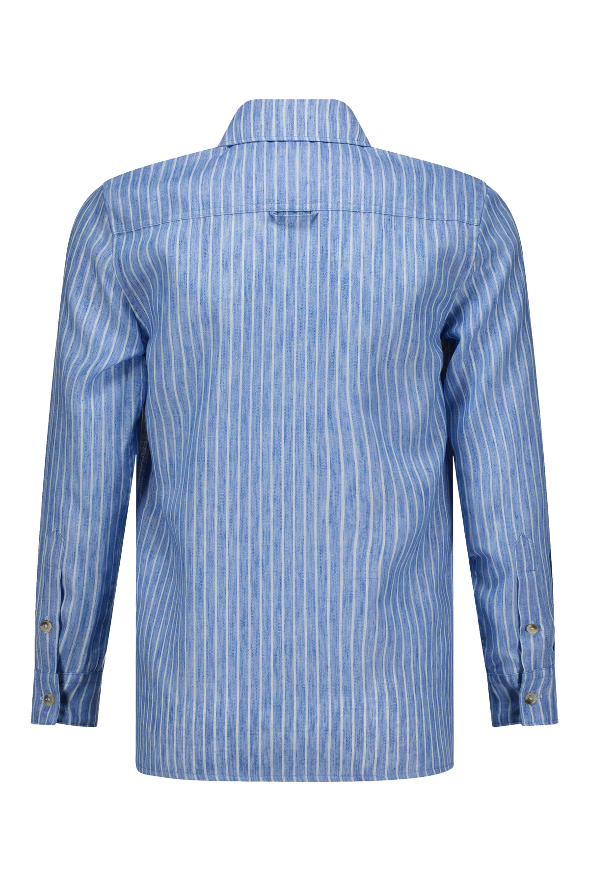 Otto Hemd blauw linnen