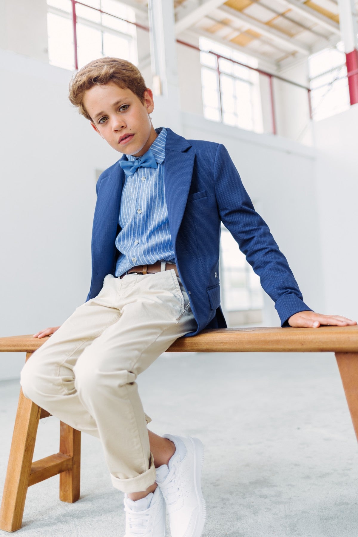 Otto Hemd blauw linnen