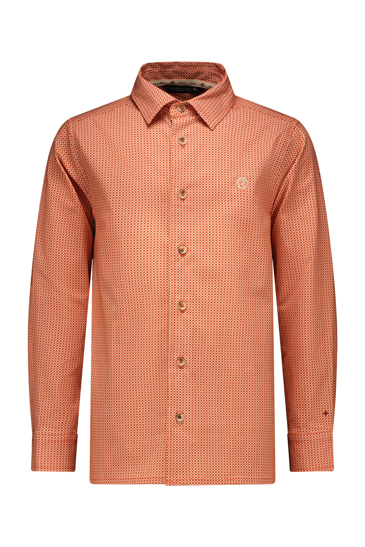 Otto Hemd print oranje