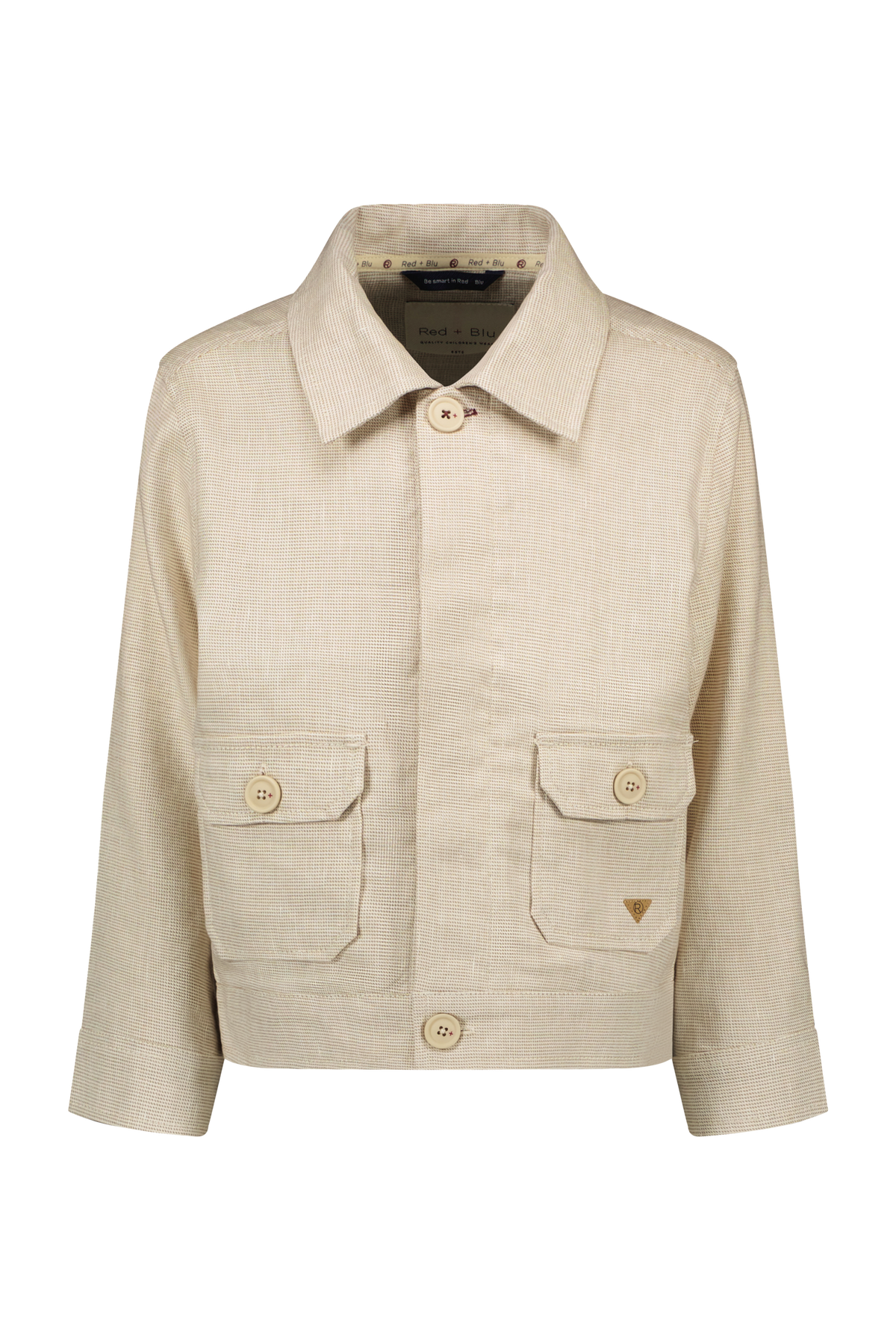 Job jacket gemeleerd zand