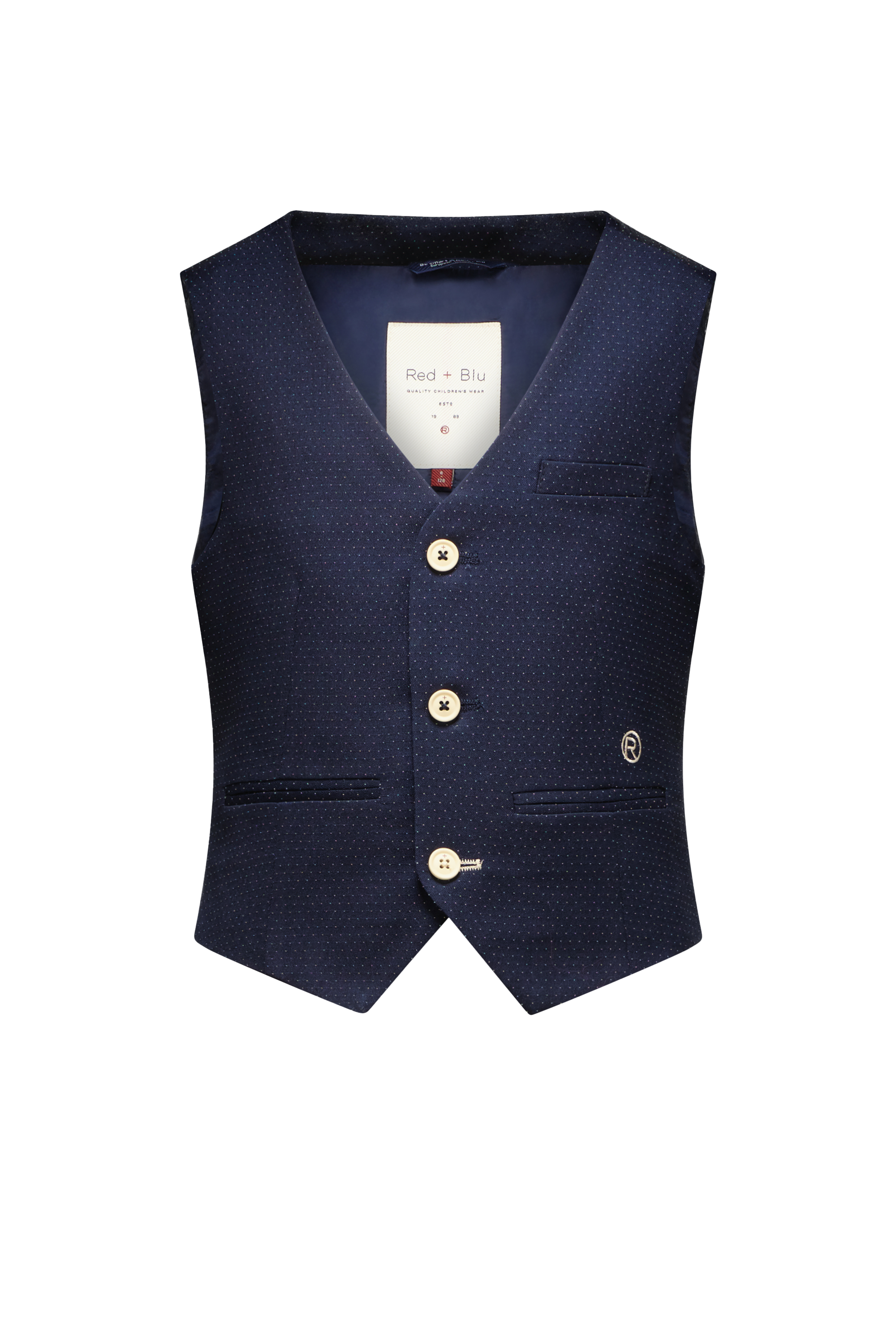 Gavin gilet blauw