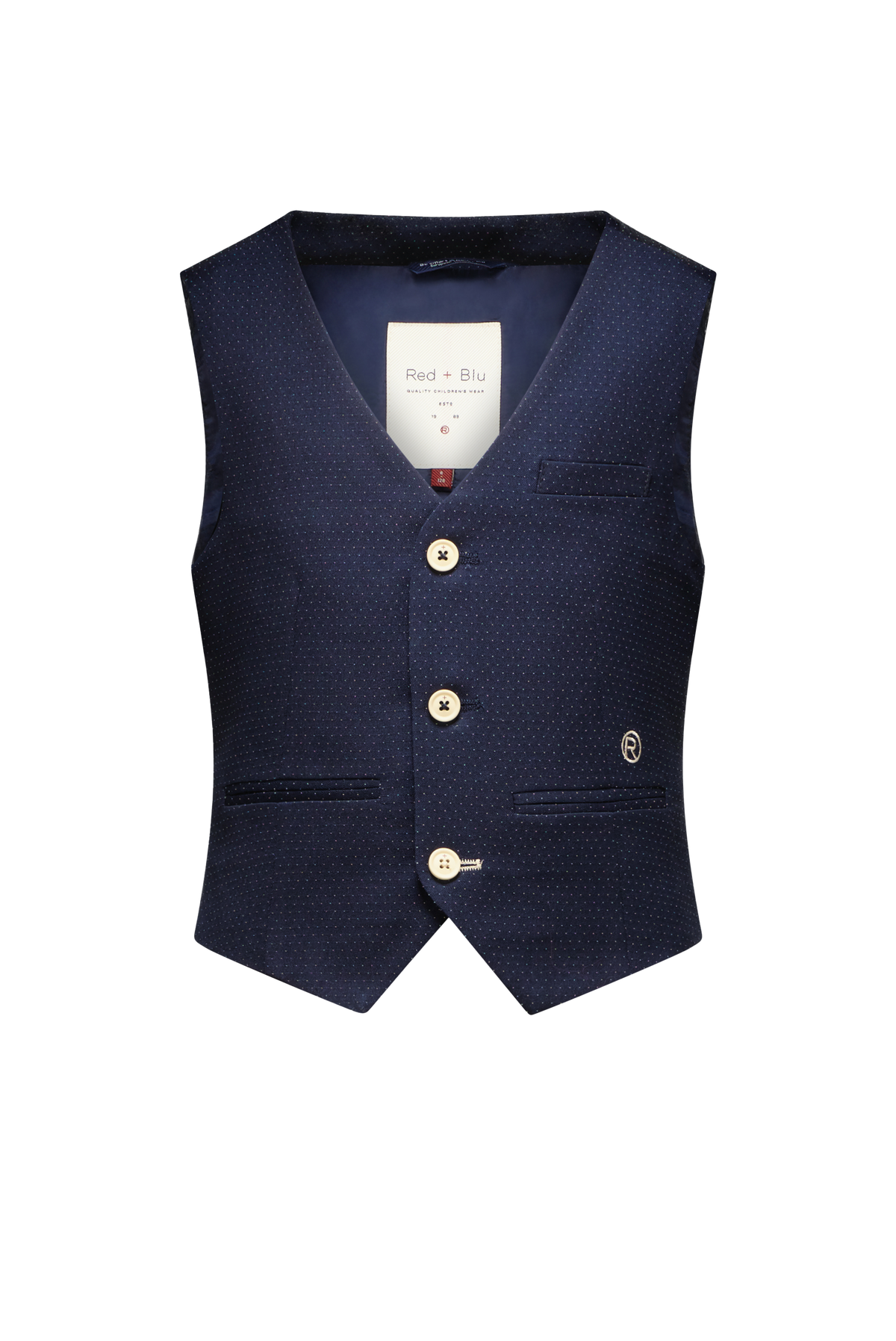 Gavin gilet blauw