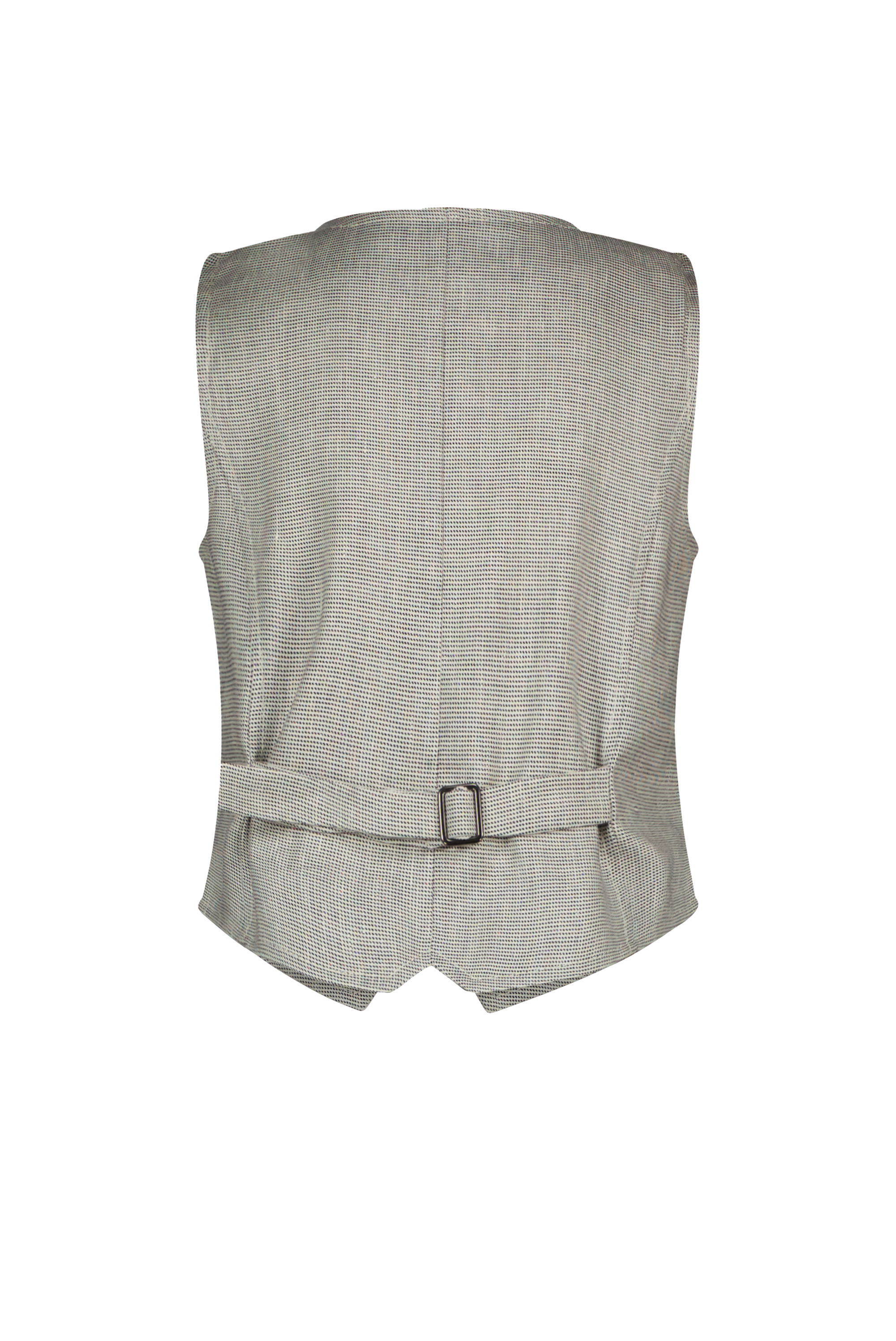 Gillis Gilet gemeleerd blauw