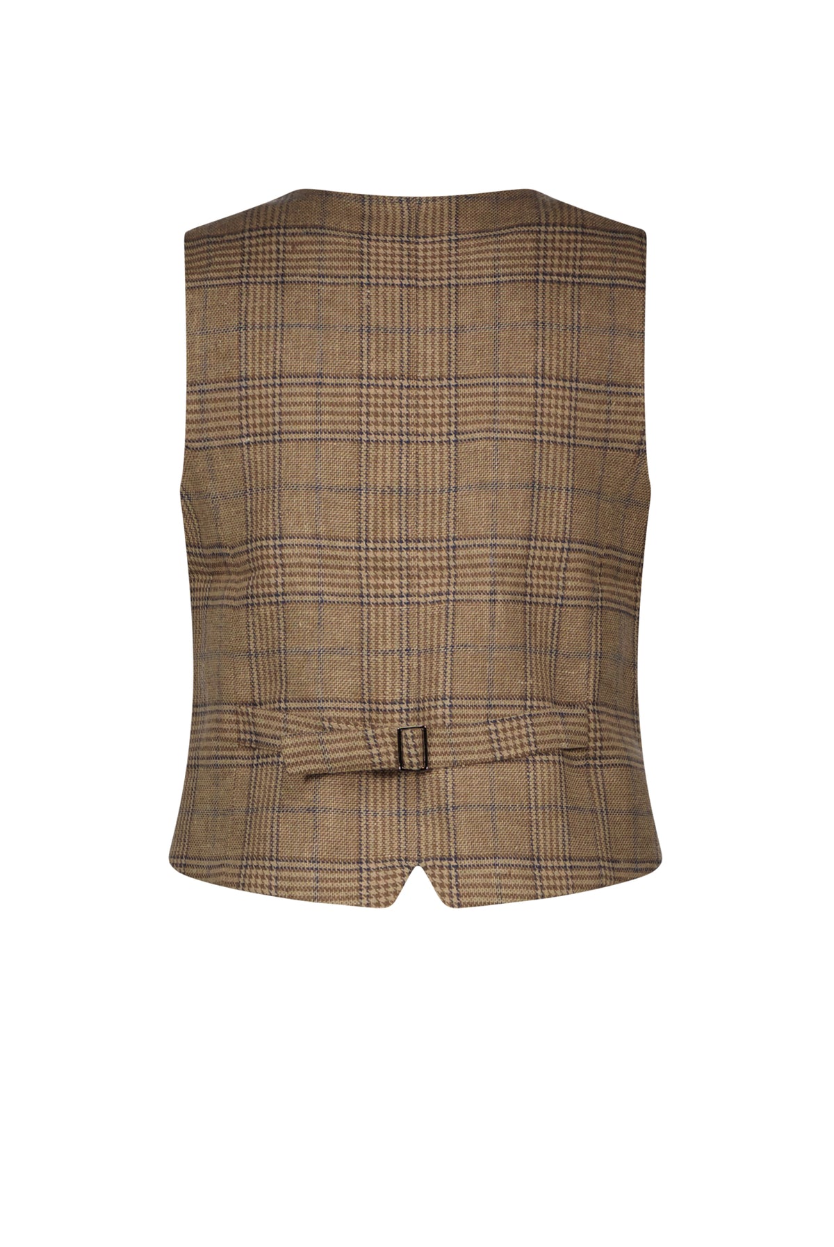 Govert Gilet Chestnut Blue Check