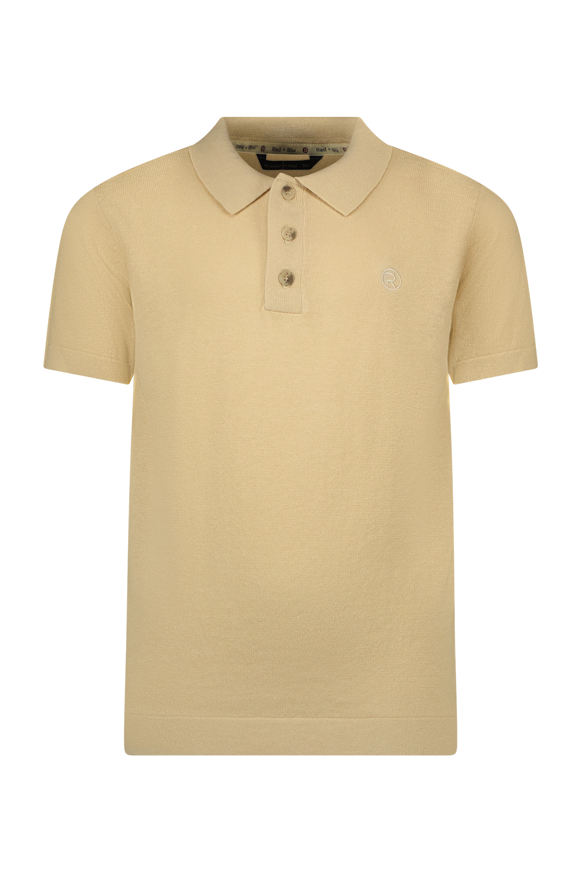 Polo PAUL gebreid Zand