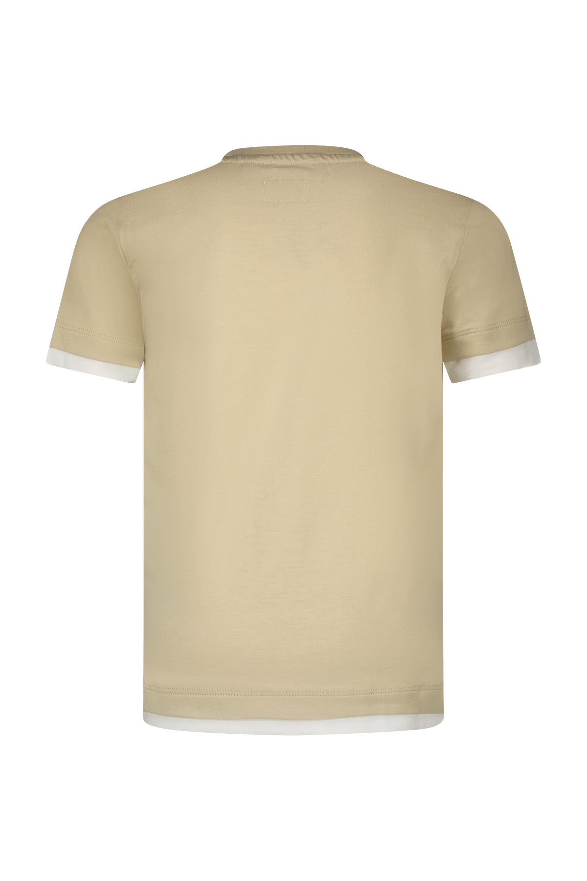 T-shirt PABLO met print Zand