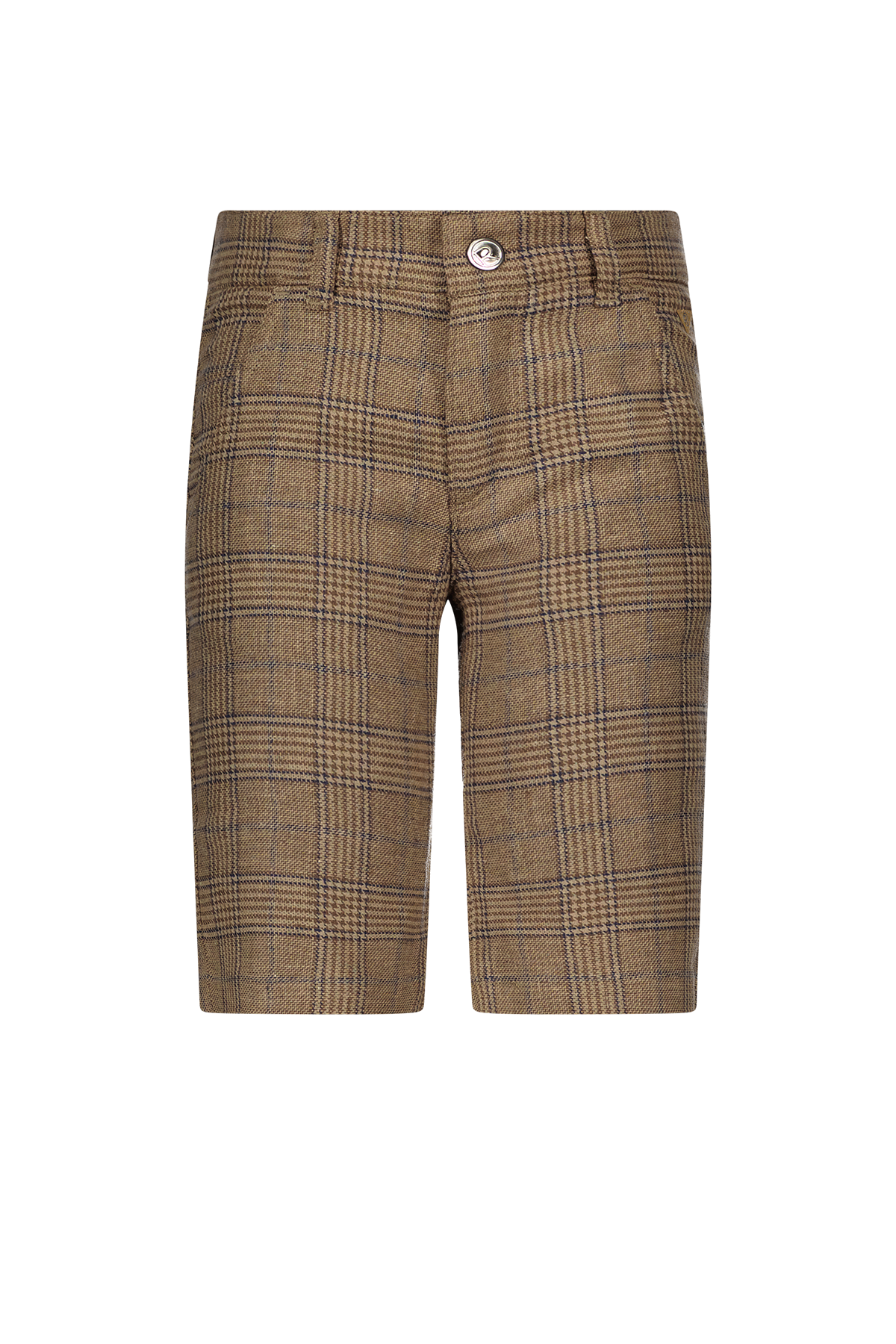 Stijn Bermuda Chestnut Blue Check