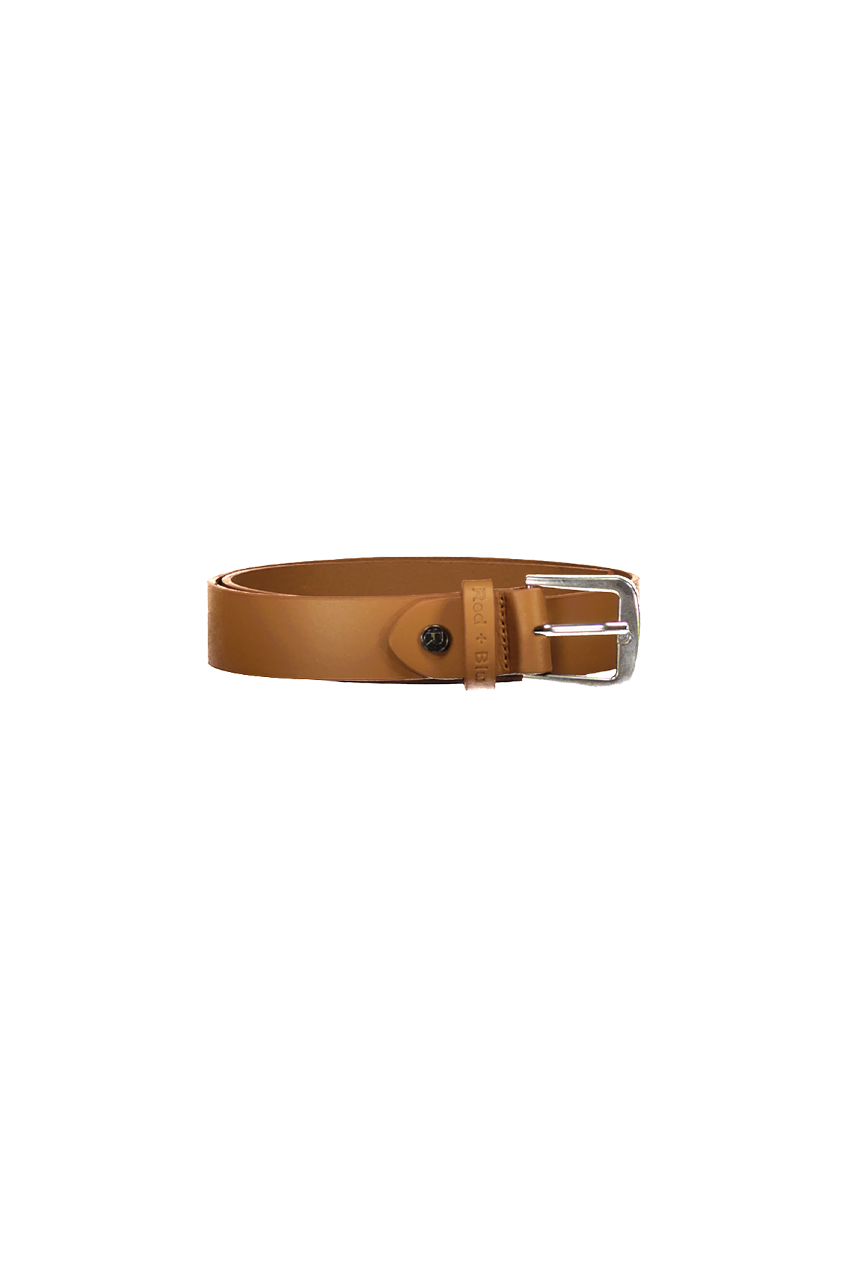 Lucas leren belt cognac