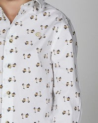 Oliver Hemd met scooter print