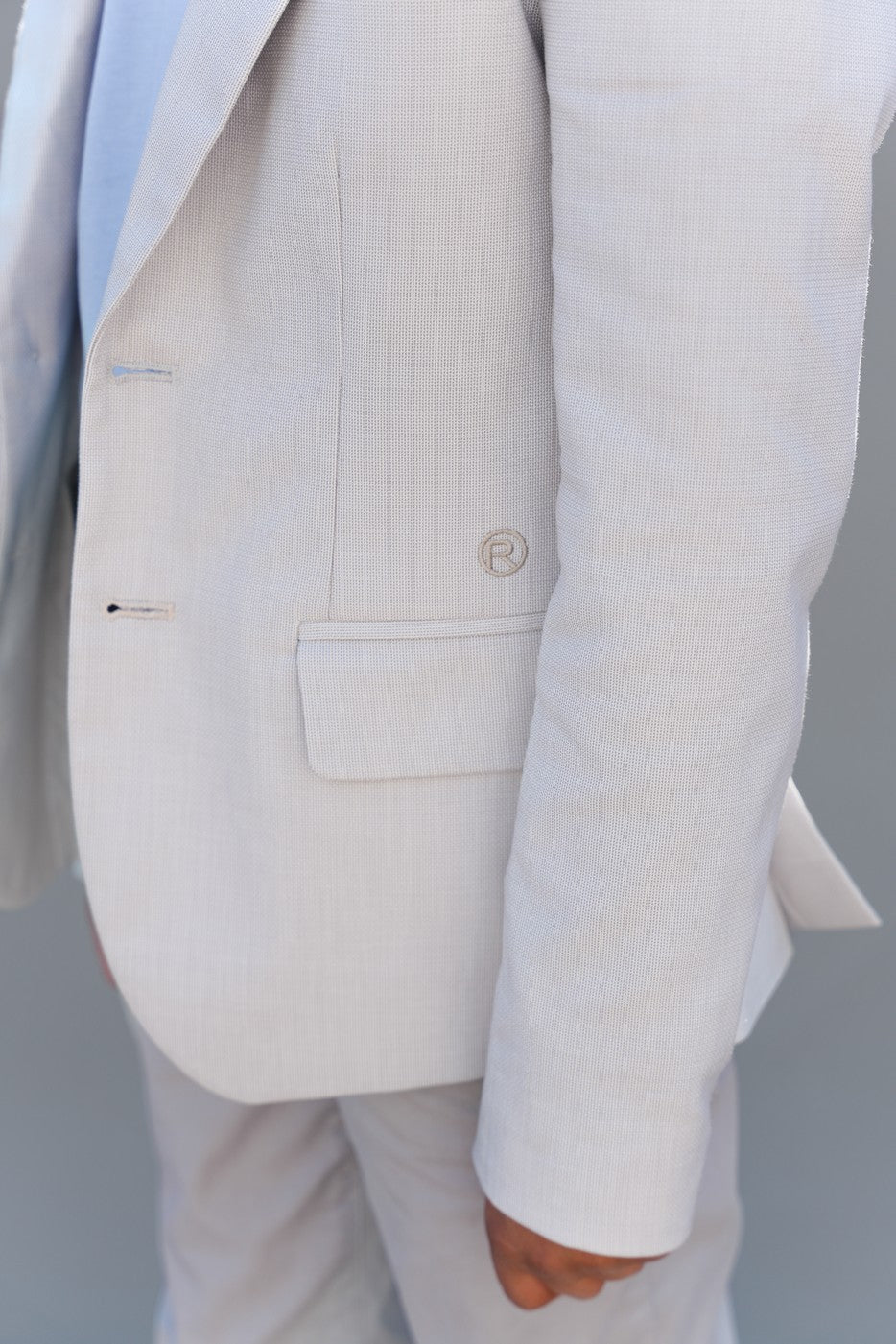 Bob blazer Licht Grijs