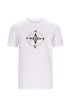 Tom 2-pack T-shirt met kompas- en logoprrint