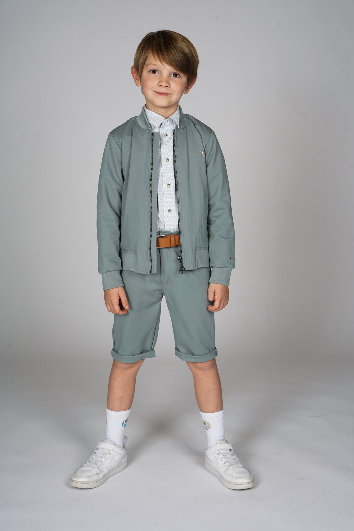 Bermuda TED grijs groen