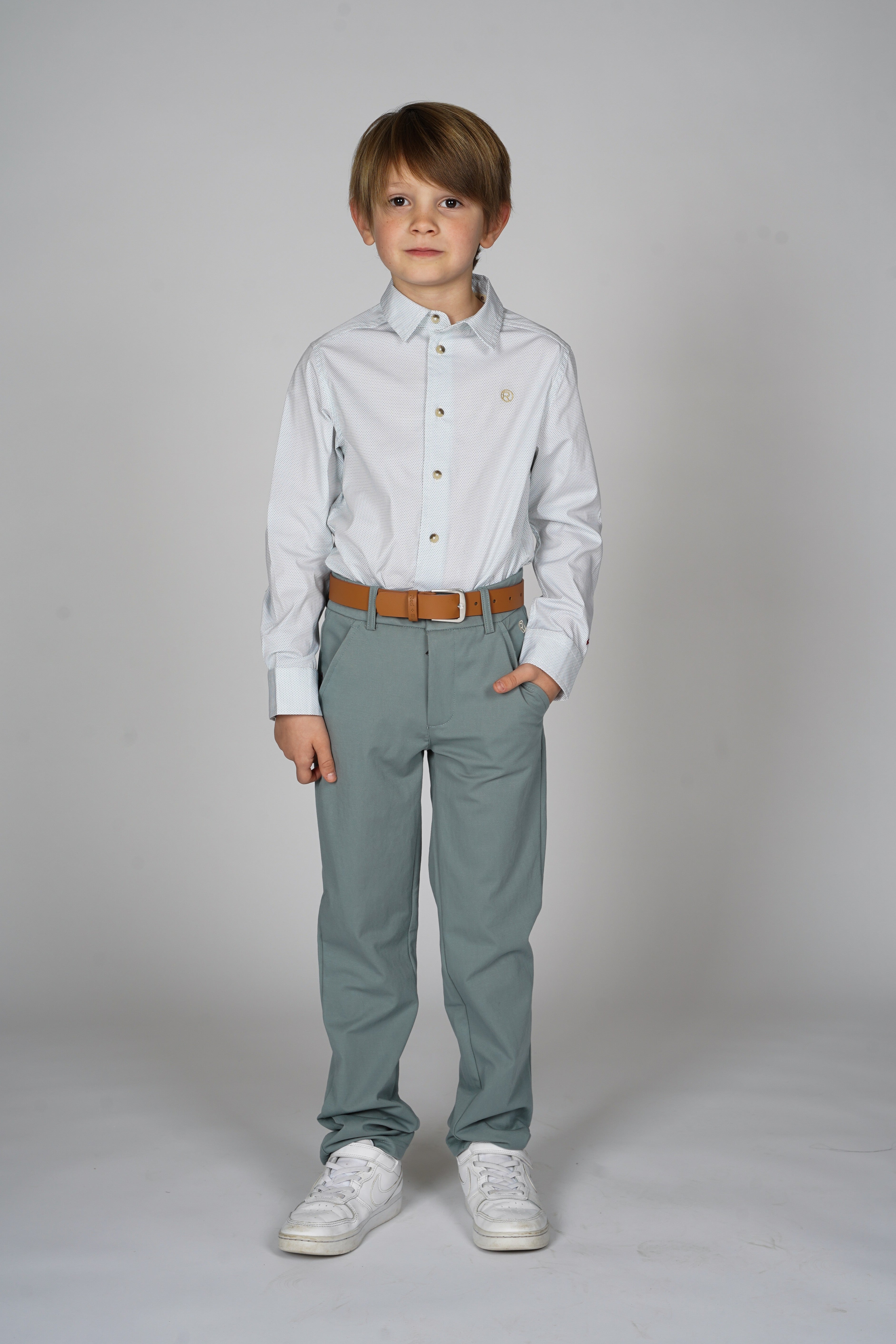 Lucas leren riem cognac