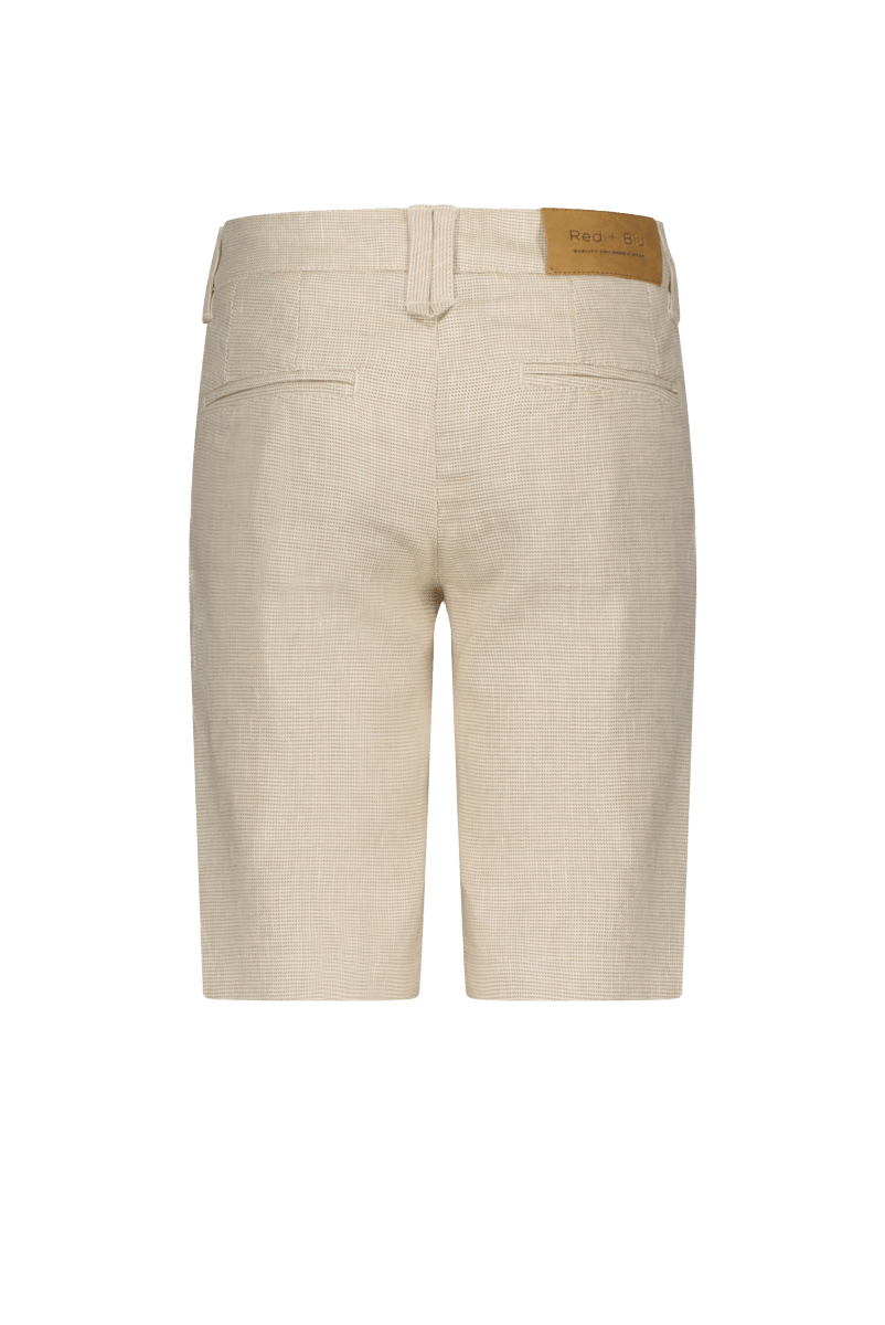 Simon bermuda gemeleerd zand -Broeken - Red+Blu