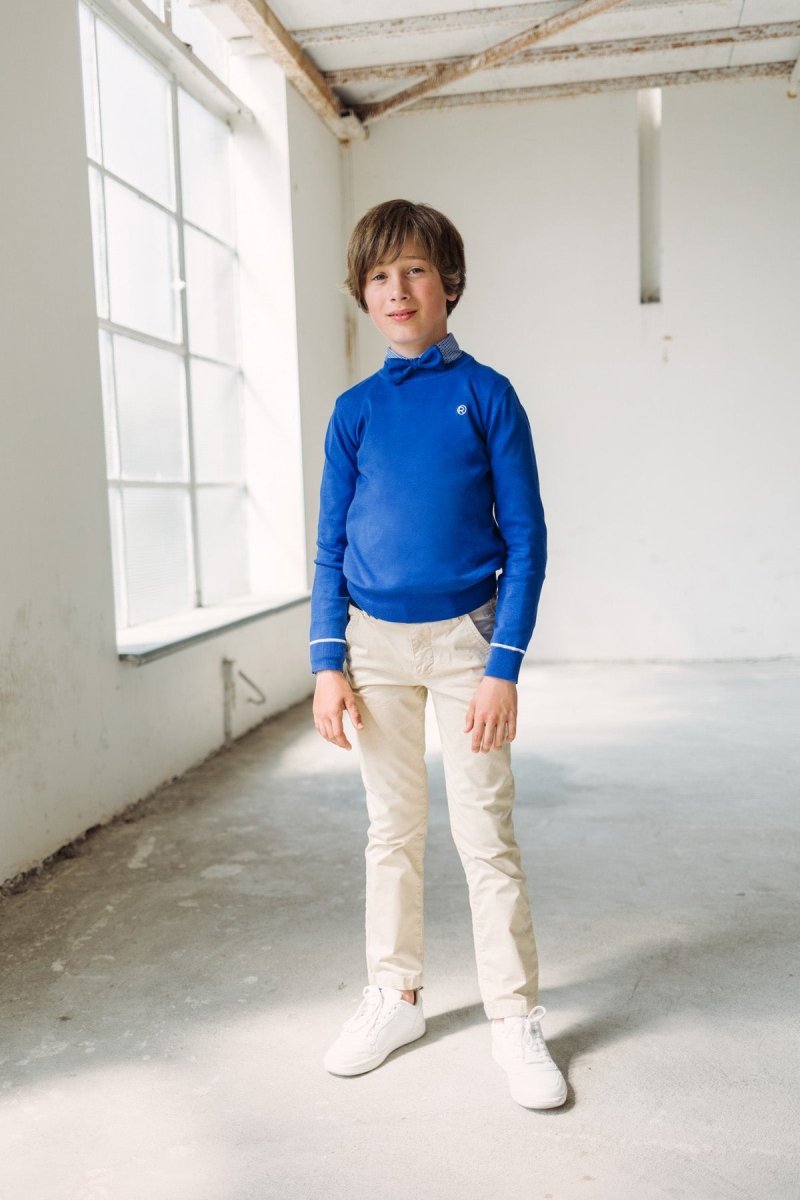 Wim sweater blauw -Sweaters - Red+Blu