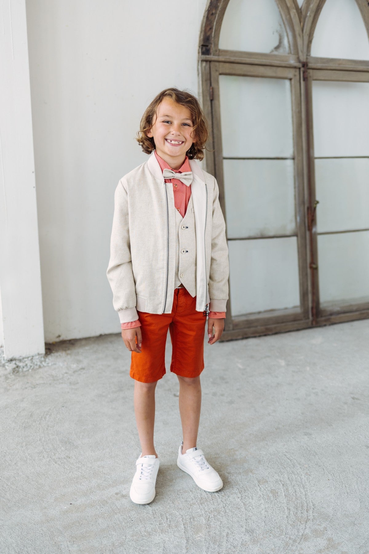 Otto Hemd print oranje
