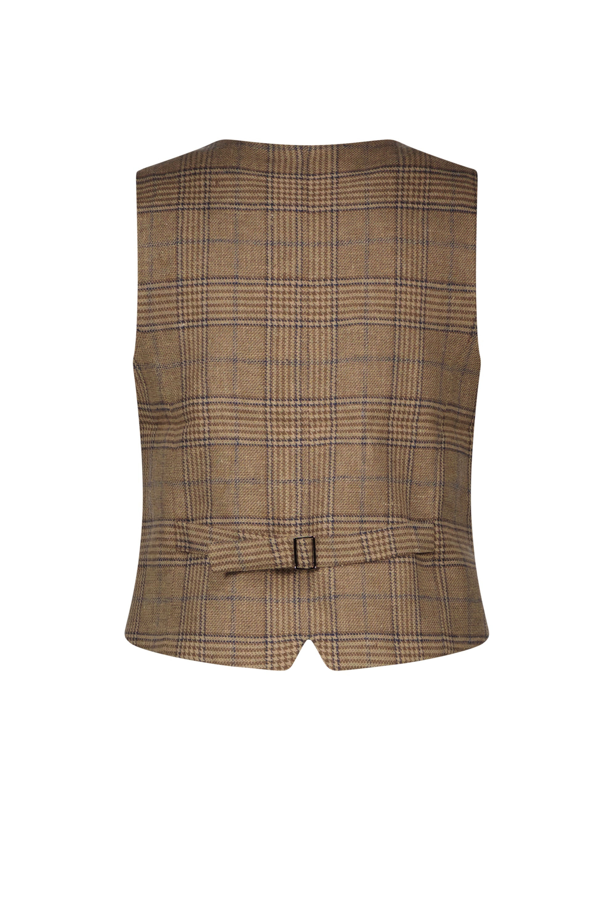 Govert Gilet Chestnut Blue Check