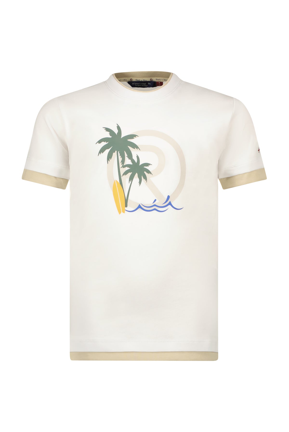 T-shirt PABLO met print Wit