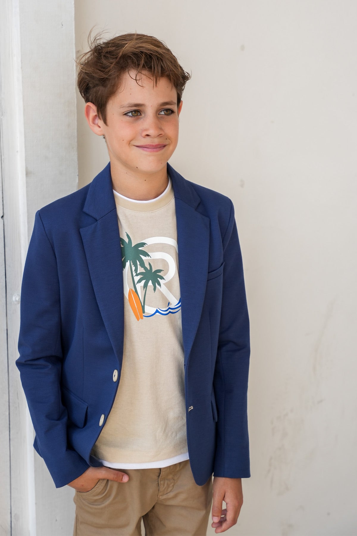 Tim twill bermuda beige