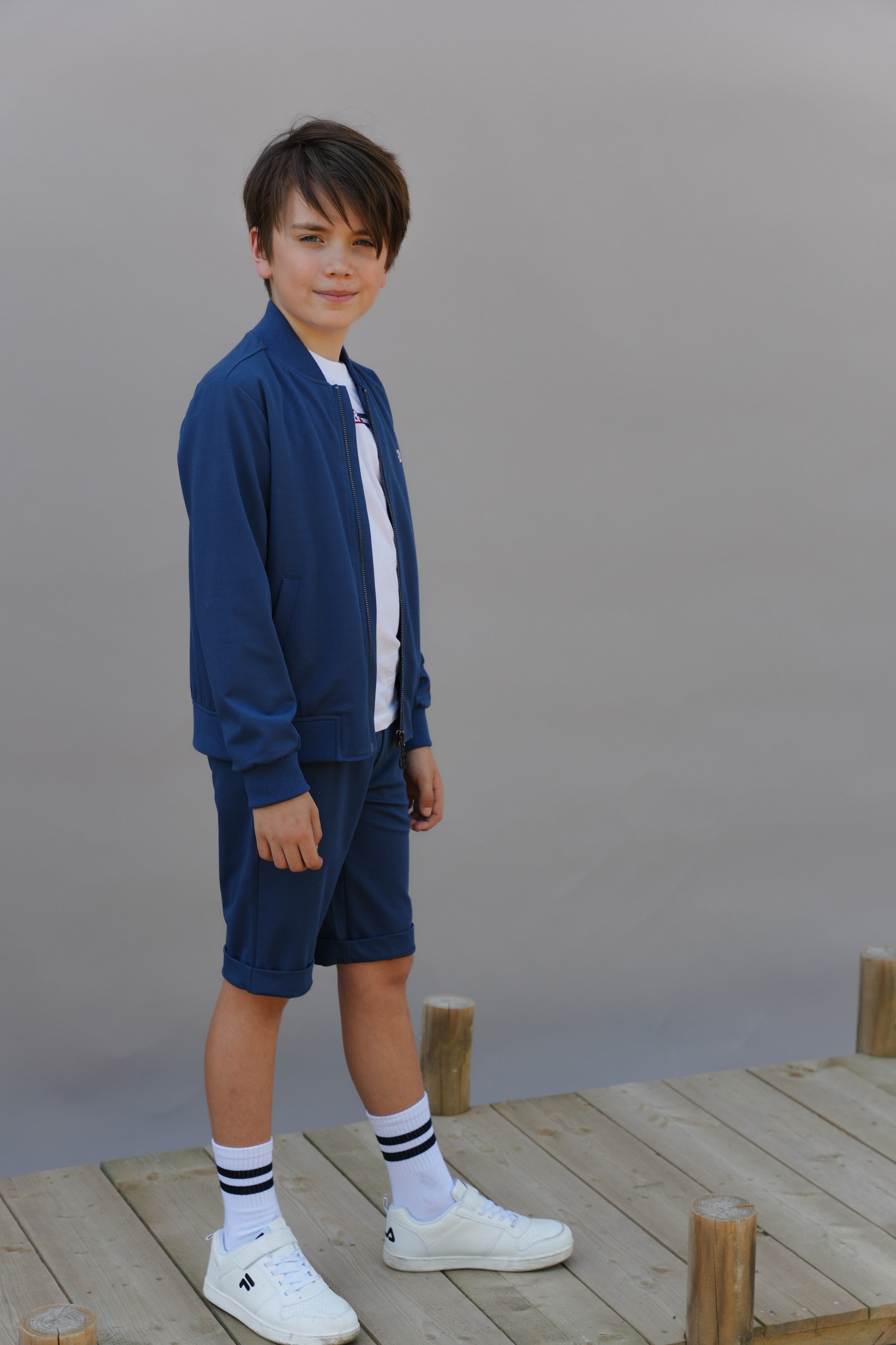 Steve bomber jacket Blue