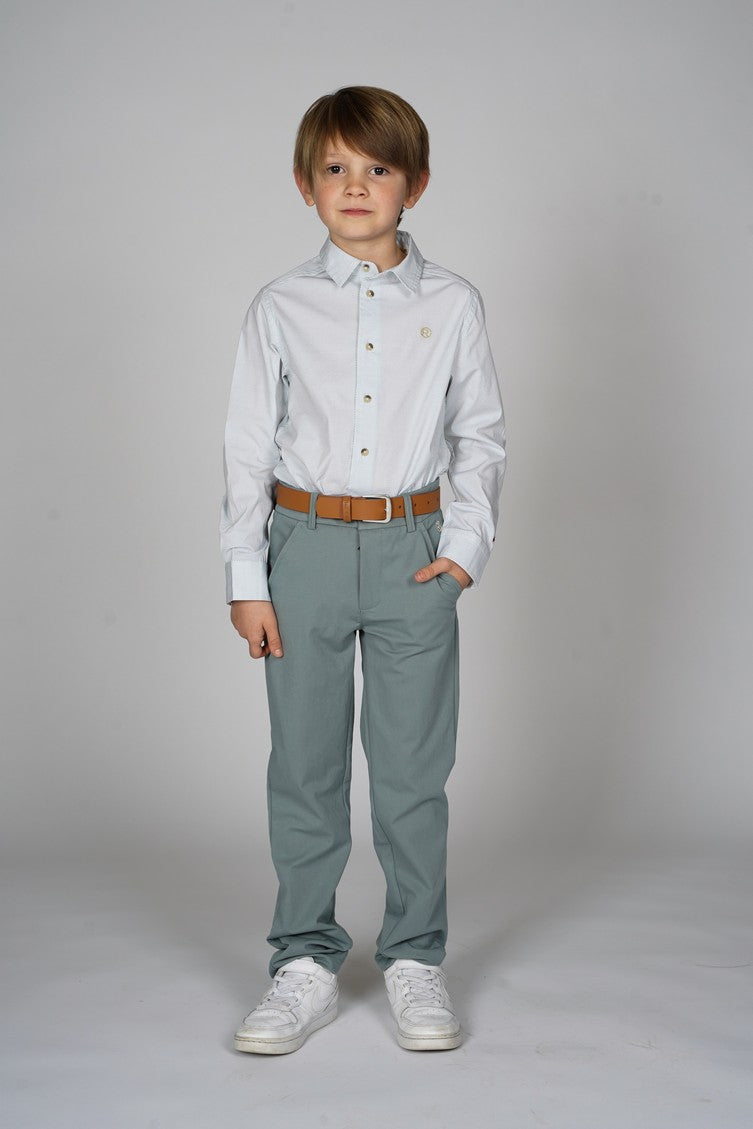 Lucas leren riem cognac