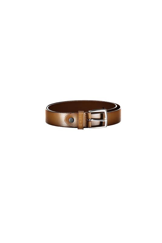 Lucas leren belt cognac