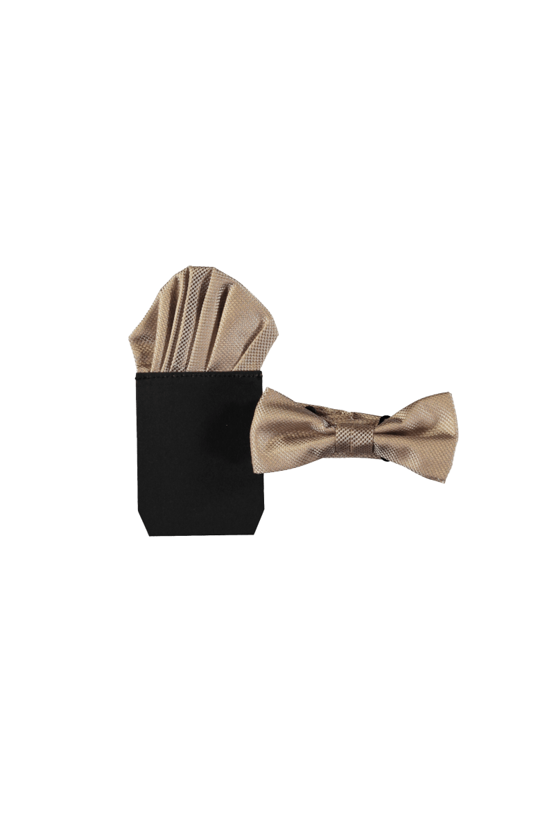 Olivier boys BOW tie + square beige -Accessoires - Red+Blu